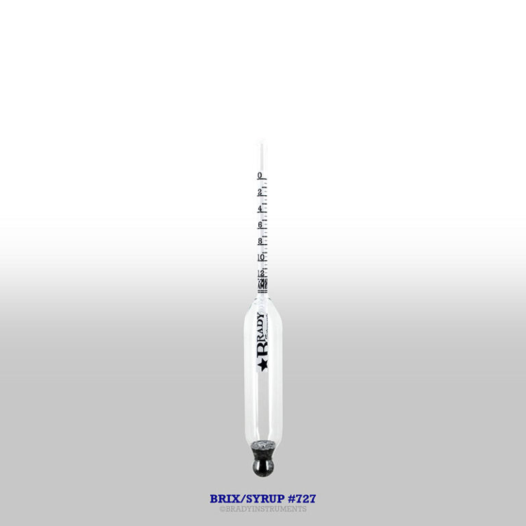 Syrup and Sap Hydrometers Brady Instruments