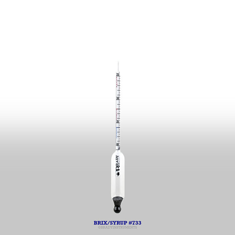 Syrup and Sap Hydrometers Brady Instruments