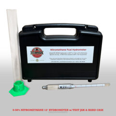 0-50% Nitromethane 12" Hydrometer w/Test Jar & Hard Case