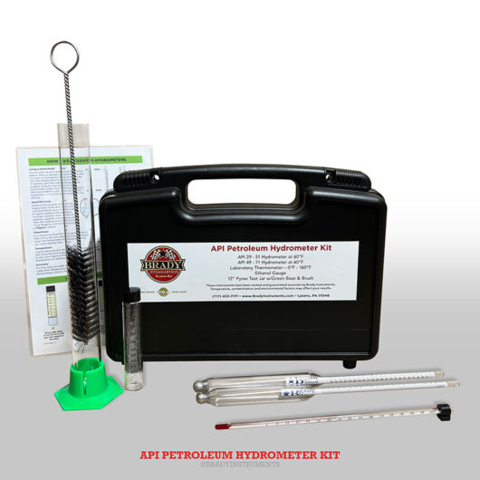 Api Kit Mineral Oil API Petroleum Hydrometer Kit – Brady Instruments